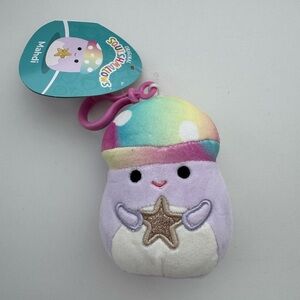 Nwt 3" clip Mahdi  Mushroom Squishmallow